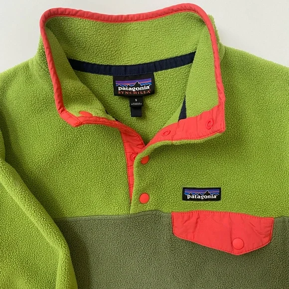 Patagonia Jackets Coats Patagonia Synchilla Snap T Green